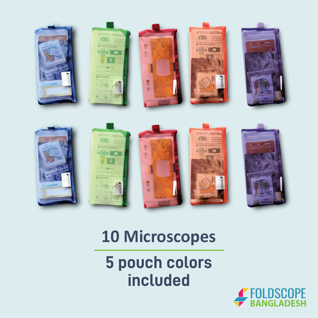 Unassembled Foldscope Original 10 Pcs Package